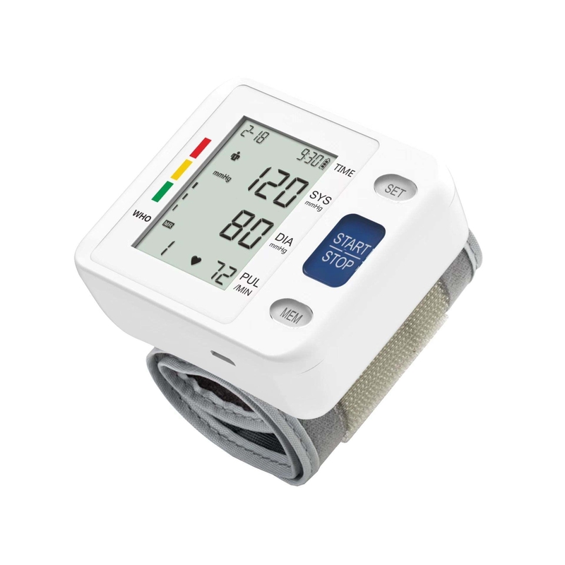 2.2 pouces Taille de l'écran électrique plastique anéroïde électronique sphygmomanomètre pour la maison