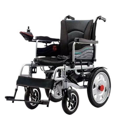 24V Voltage Pouvoir pliable électrique fauteuil roulant léger pour la réadaptation des personnes âgées