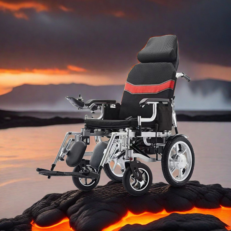 Puissance électrique 250W*2 fauteuil roulant léger pour un pliage facile et debout à l'hôpital