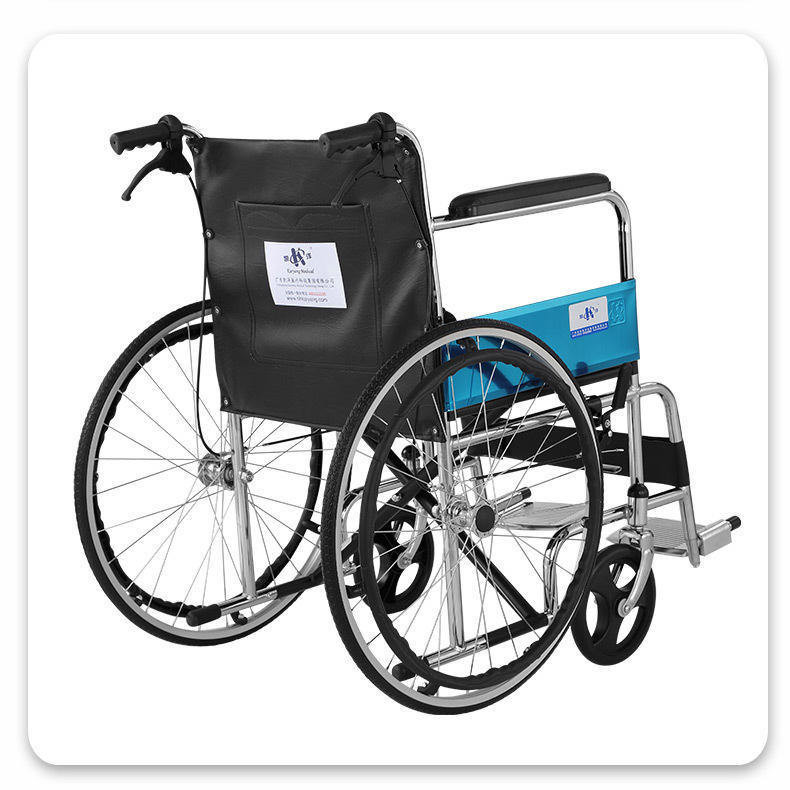 809 Modèle de fauteuil roulant pliant pour handicapé facile à manœuvrer et à ranger